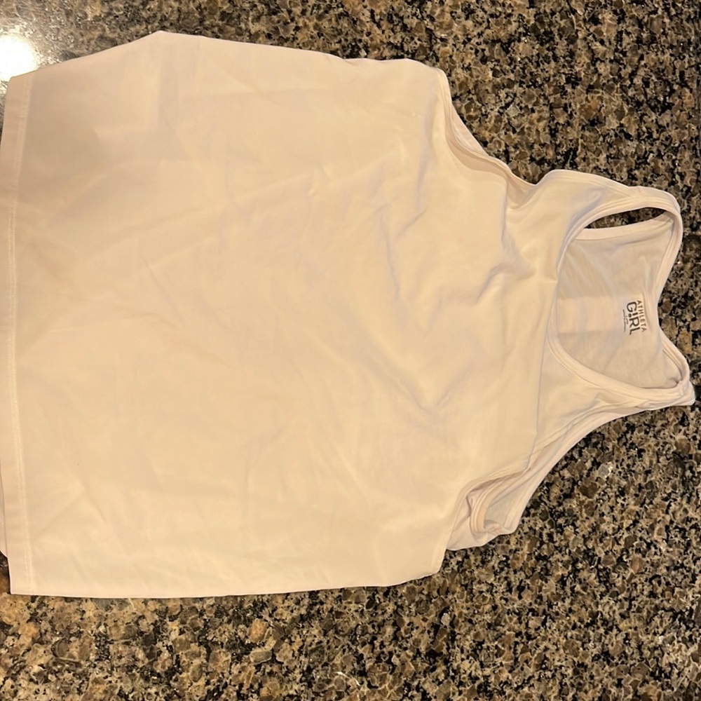 Athleta girls white tank
